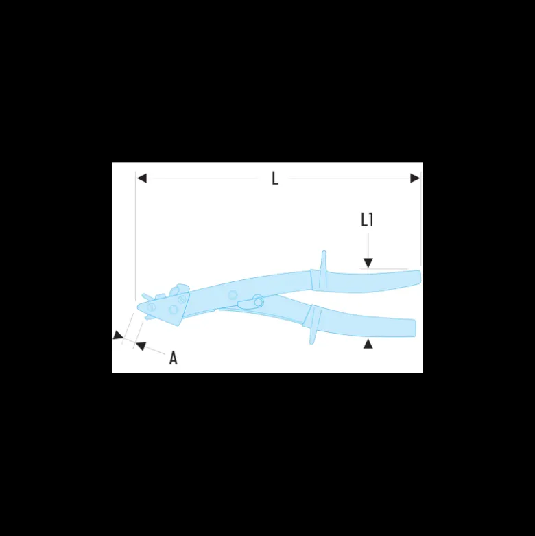 Cisaille à tôle grignoteuse 7mm Facom | 887A