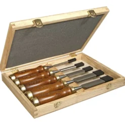 CISEAU A BOIS MANCHE BOIS - COFFRET DE 5 PIÈCES STANLEY 2-16-217