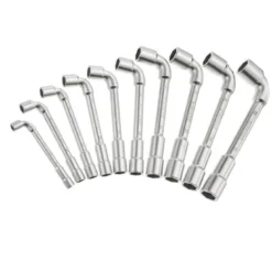 CLE A PIPE DEBOUCHEE 6 X 6 PANS - JEU DE 10 PIÈCES STANLEY 1-17-383