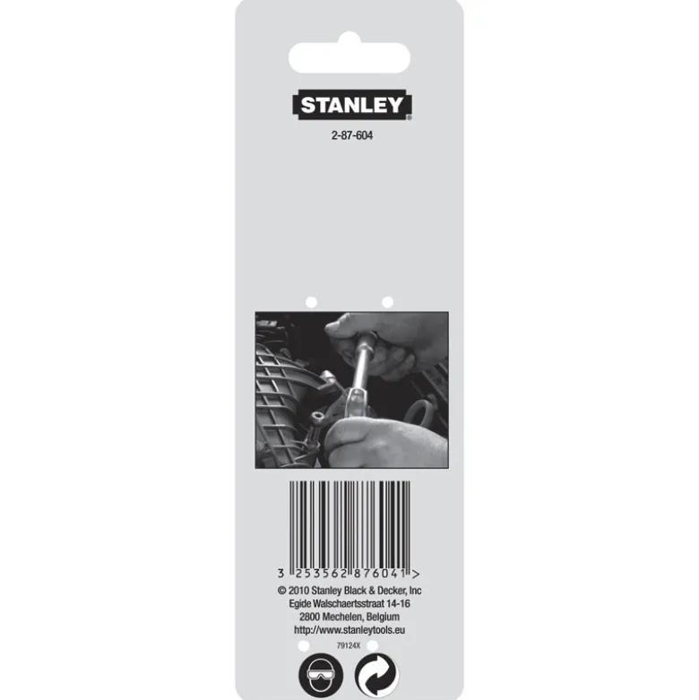 CLE A PIPE DEBOUCHEE 6 X 12 PANS 10MM STANLEY 2-86-687