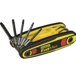 CLE MALE TORX SUR SUPPORT VERROUILLABLE - JEU DE 8 PIÈCES STANLEY FATMAX 0-97-553