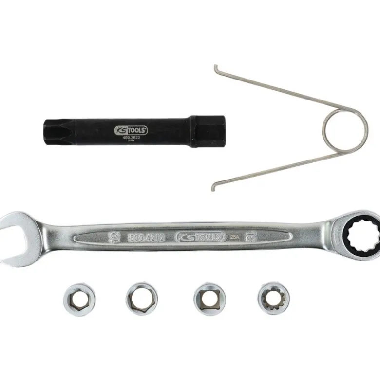 Clé mixte spécifique pour étriers de frein WABCO et Knorr, 7 pcs - KSTools | 460.2620