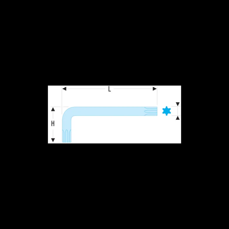 Clé mâle courte Torx T40 Facom | 89.40