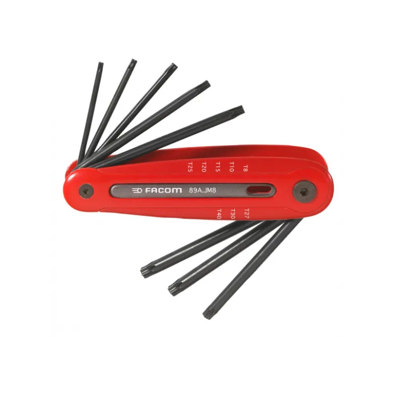 Clé mâle Torx Résistorx de TT8 à TT40 sur monture - FACOM FRANCE | 89R.JM8