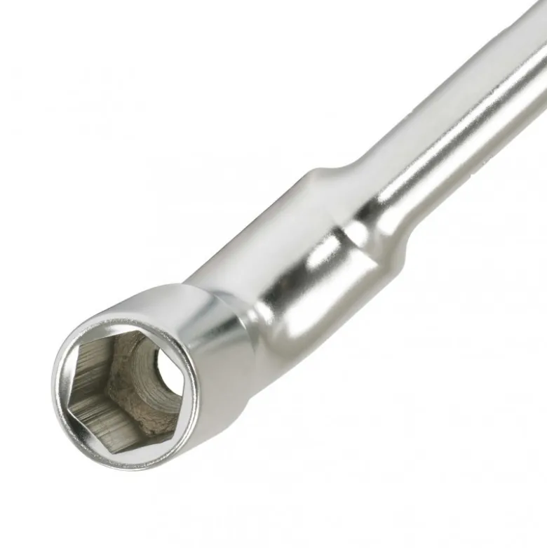 Clé à pipe débouchée CHROMEmat 6x6 pans, 8mm - KS Tools | 517.0408
