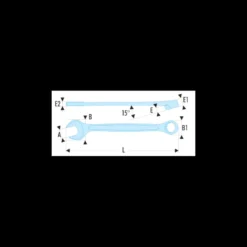 Clé plate mixte 4mm Facom | 440.4H