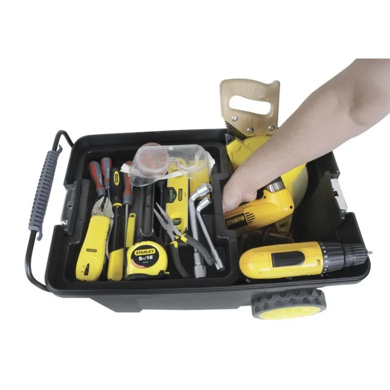 COFFRE DE CHANTIER CONTRACTOR A ROULETTE STANLEY 1-97-503