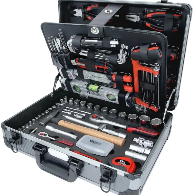 Coffre à outils 1/4'' + 1/2'', 127 pcs. - KSTools | 911.0727
