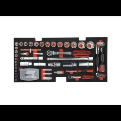 Coffre à outils Ultimate équipé - 3 tiroirs et plateau - 114 pcs - KS Tools | 922.0100