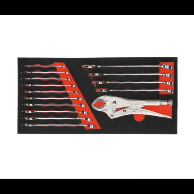 Coffre à outils Ultimate équipé - 3 tiroirs et plateau - 114 pcs - KS Tools | 922.0100