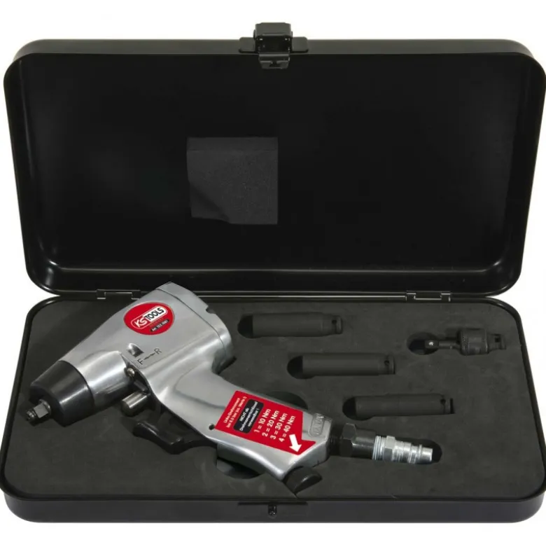 Coffret Clé à chocs vibrante 1/4" 10-40Nm pour bougies de préchauffage, 5pcs - KS Tools | 152.1060