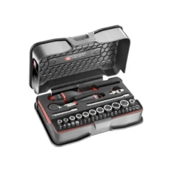 Coffret cliquet + douilles 1/4'' 6 pans - FACOM FRANCE | R.161-6M6PB