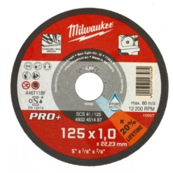 COFFRET DE 10 DISQUES A TRONCONNER PRO+ 125X1 MM Milwaukee | 4932478998