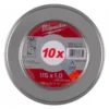 COFFRET DE 10 DISQUES A TRONCONNER PRO+ 115X1 MM Milwaukee | 4932478997