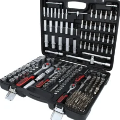 Coffret de douilles 1/4'' + 3/8 + 1/2'', 255 pcs. - KSTools | 917.0255