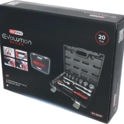 Coffret de douilles 1/2'', 20 pcs. - KSTools | 911.0620