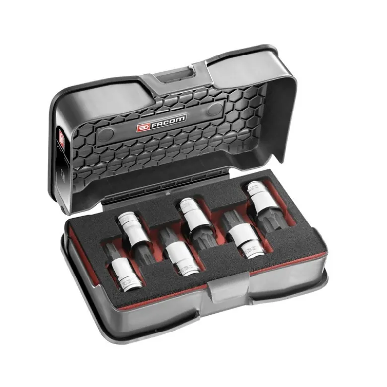 Coffret de 6 embouts OGV® GRIP 6 pans 1/2" - FACOM FRANCE | STM.J6MGRPPB