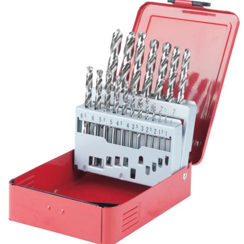 Coffret de 19 forets HSS-G meulés, Ø1,0-10,0 mm KS Tools | 330.2610
