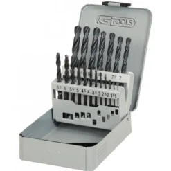 Coffret de 19 forets HSS laminés, Ø1,0-10,0 mm KS Tools | 330.1610