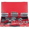 Coffret de jeux de tarauds, filières et forets - 44 pcs KS Tools | 331.0644