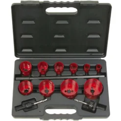 Coffret de 10 scies cloche KS, 19-22-29-35-38-44-51-57-65-67 mm - KS Tools | 129.5545
