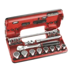 COFFRET "DETECTION BOX" CLIQUET ETANCHE DOUILLES 3/8" 12 PANS - FACOM | JL.DBOX112PB