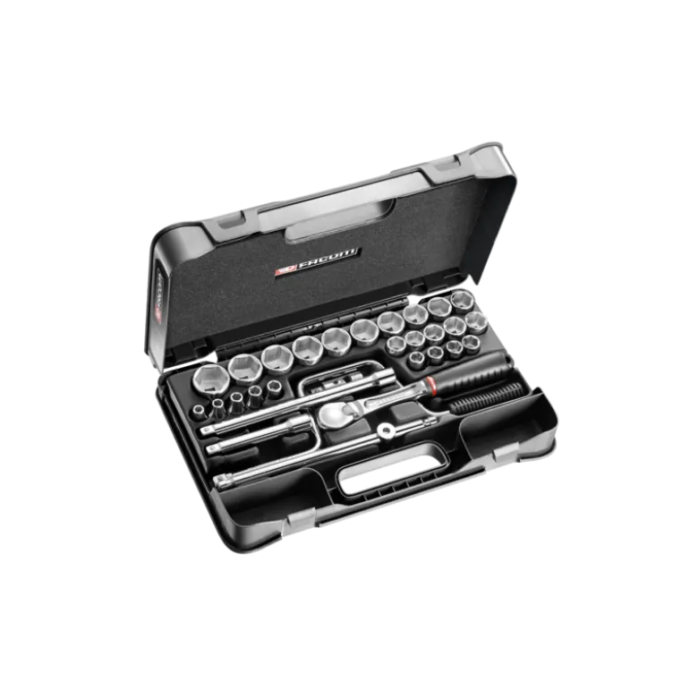 Coffret douilles 1/2" 6 pans métriques - 30 pièces | SL.161-5P6 Facom