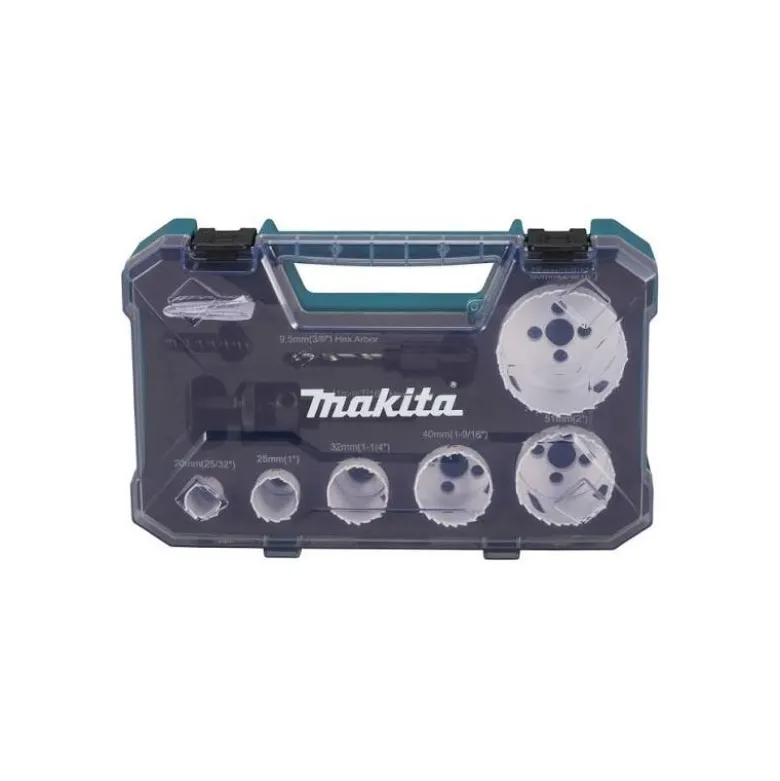 Coffret Makita 6 Scies Cloches Bi-Métal Ø 20, 25, 32, 40, 51, 65mm Makita | D-47139