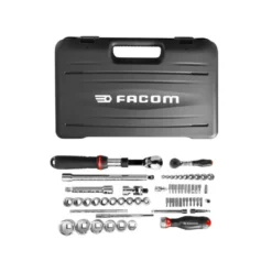 Coffret MBOX serrage 1/4 & 1/2 OGV® Grip, plateau mousse (60 pces) - Facom | RS.GRPPB