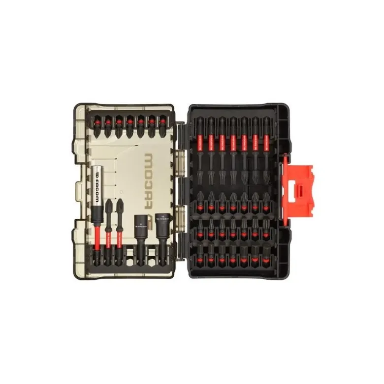 Coffret 40 pièces d'embouts impacts et accessoires Facom | EN.1J40PB