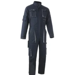 Combinaison - NAVY II - 60% CO/40% PES 245g/m2 - Marine/Gris - COVERGUARD | 5NAC050