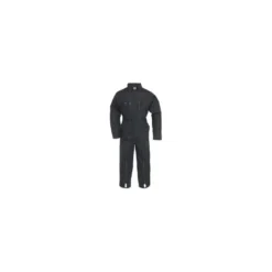 Combinaison noir 2 zips Factory - polycoton - 245 g/m2 - COVERGUARD | 74581