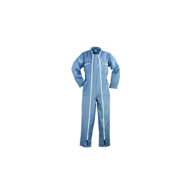 Combinaison 2 zips - FACTORY - 65% PES/35% CO 245g/m2 - Gris - COVERGUARD | MO74530