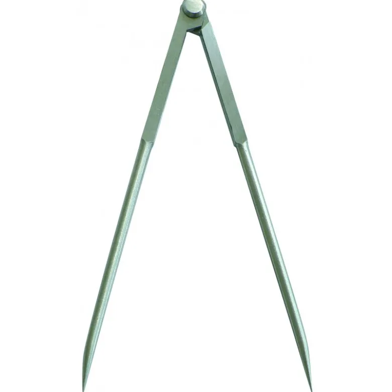 COMPAS A CHARNIERE A POINTES 220MM ACIER POLI TALIAPLAST | 402522