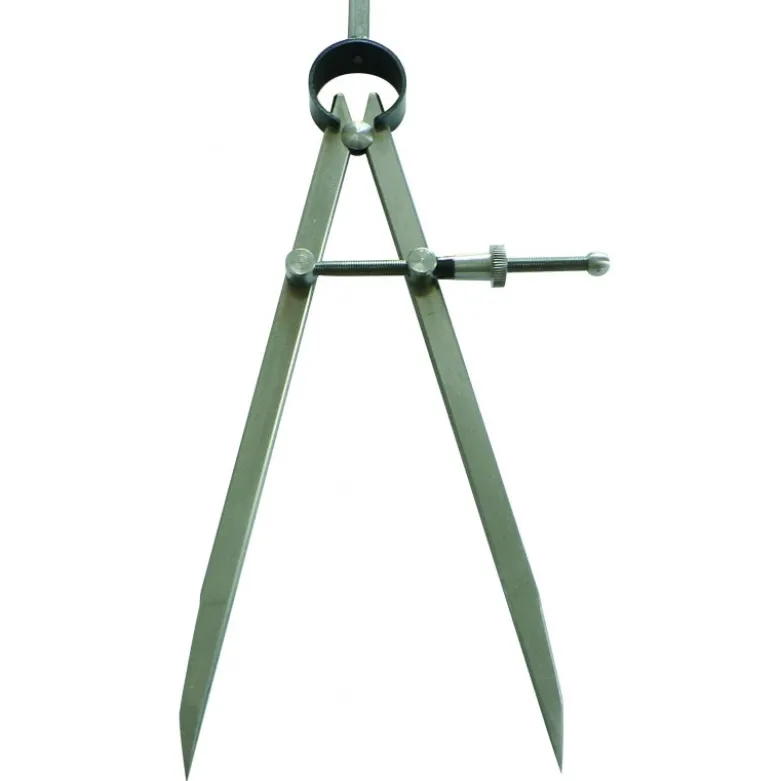 COMPAS A RESSORT A POINTES 200MM ACIER POLI TALIAPLAST | 402506