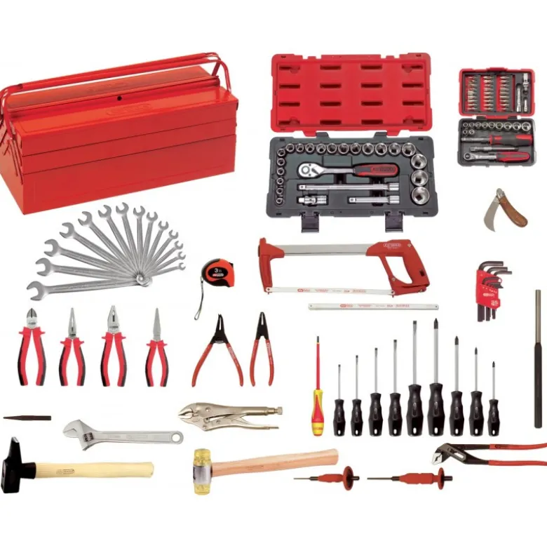 Composition d'outils pour la mécanique générale 131 pcs - KS Tools | 911.0131