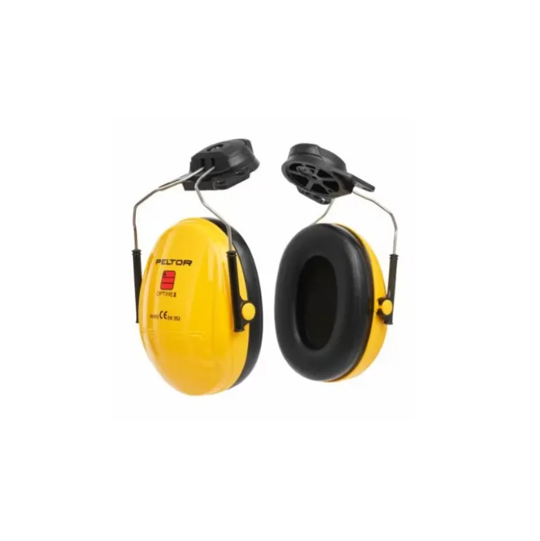 Coquilles antibruit 3M™ PELTOR™ Optime™ I, jaune, monté sur casque, H510P3E-405-GU | 7000039617
