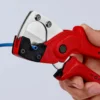 Coupe-tube pour tuyaux multicouches et pneumatiques en plastique renforcé 185 mm KNIPEX | 90 10 185
