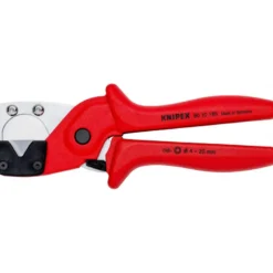 Coupe-tube pour tuyaux multicouches et pneumatiques en plastique renforcé 185 mm KNIPEX | 90 10 185