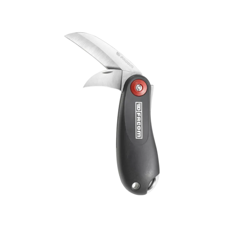 Couteau d'électricien manche plastique 2 lame Facom | 640180PB
