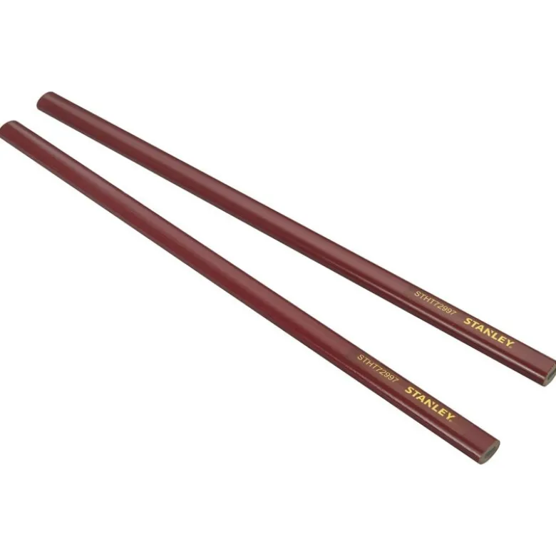 CRAYON DE CHARPENTIER 30CM - CORPS ROUGE STANLEY STHT1-72997