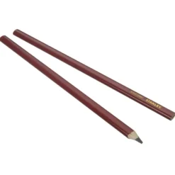 CRAYON DE CHARPENTIER 30CM CORPS ROUGE - CARTE 2 PIÈCES STANLEY STHT0-72997