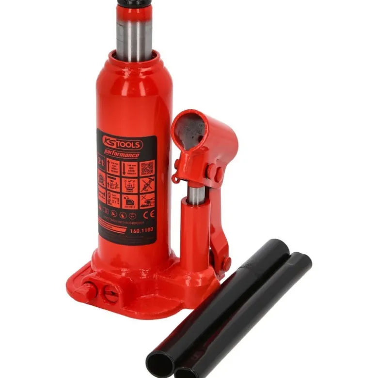 Cric bouteille hydraulique Performance, 2 000 kg, levée : 168-316 mm - KSTools | 160.1100