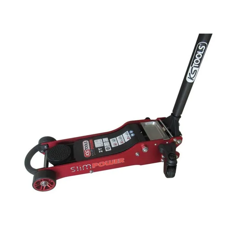 Cric hydraulique extra-bas aluminium 2T - KS Tools | 161.0365