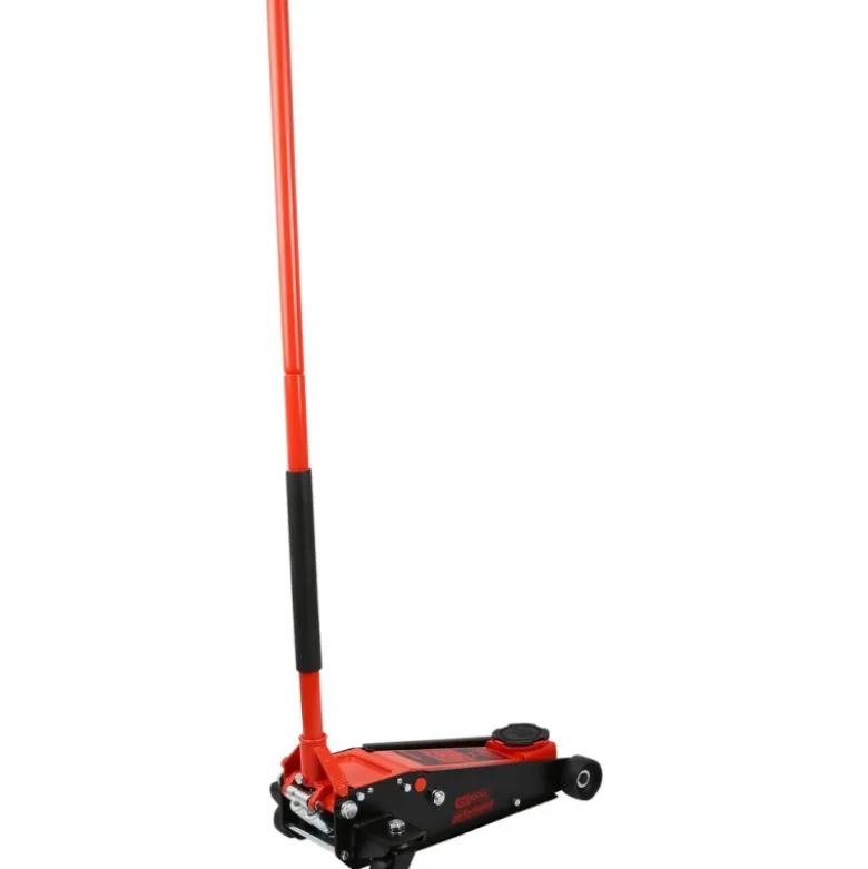 Cric hydraulique Performance en acier, 3 000 kg, levée : 120-456 mm - KSTools | 160.1010