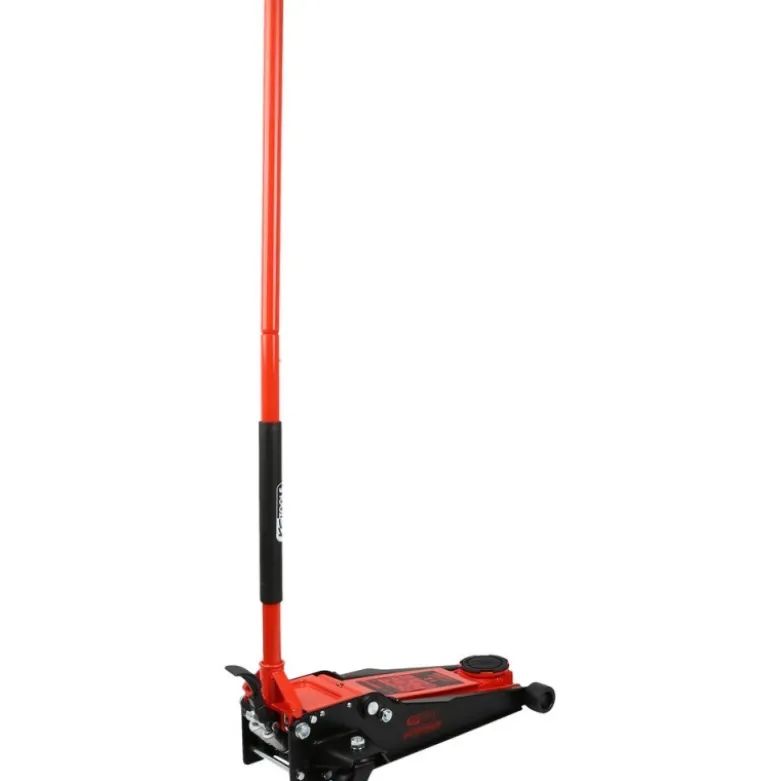 Cric hydraulique Performance en acier, 3000 kg, plat, levée : 75-510 mm - KSTools | 160.1020