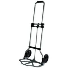 Diable aluminium pliant télescopique (trolley) - 970 x 350 x 380 mm - charge maxi 50 kg - Viso | RP45FOL