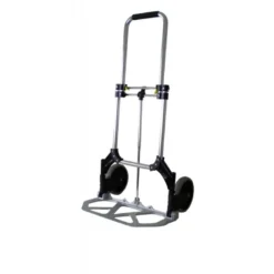 Diable aluminium pliant télescopique (trolley) - 980 x 430 x 485 mm - charge maxi 70 kg - Viso | RP60FOL