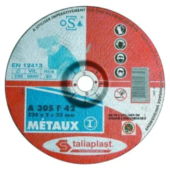 DISQUE ABRASIF POUR METAUX 115MM TALIAPLAST | 401237