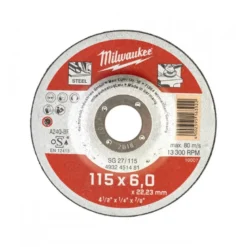 DISQUE A MEULER 115MM EPAISSEUR 6 MM CONTRACTOR 1PC - Milwaukee | 4932451481